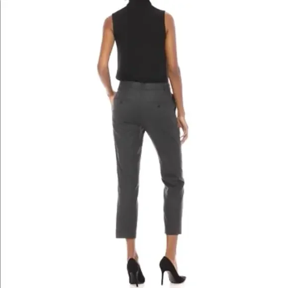 NWT Theory Wool Blend Charcoal Grey Ankle Pants